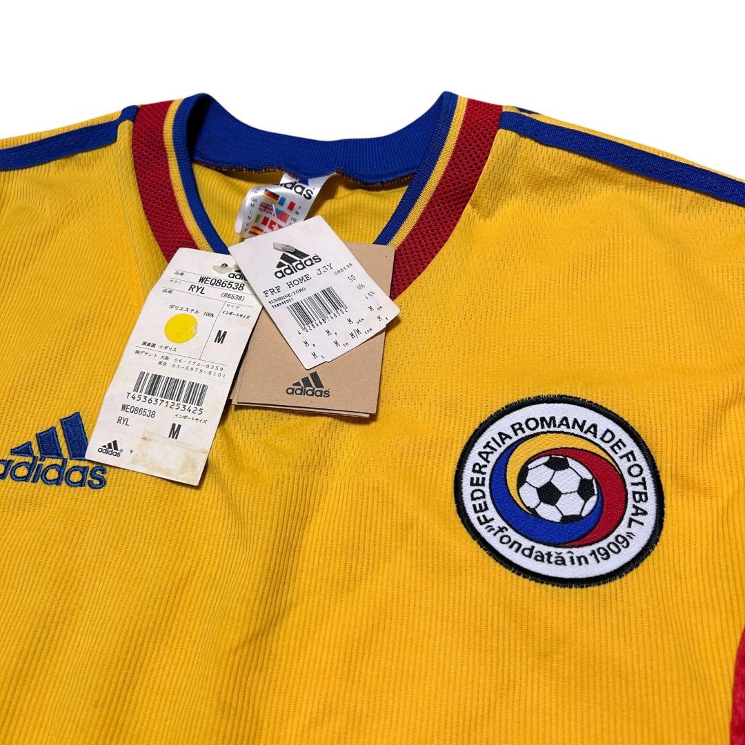 未使用品 タグ付き 1998年フランスW杯 ルーマニア代表 ホーム ユニフォーム
