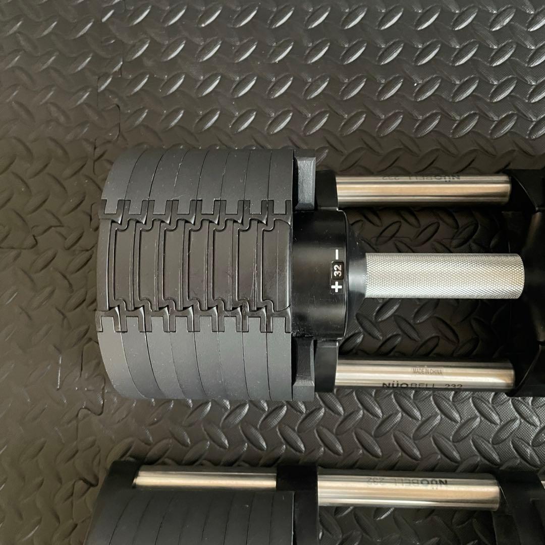 フレックスベル32kg 可変ダンベル トレーニングベンチ フロアマット3点セット