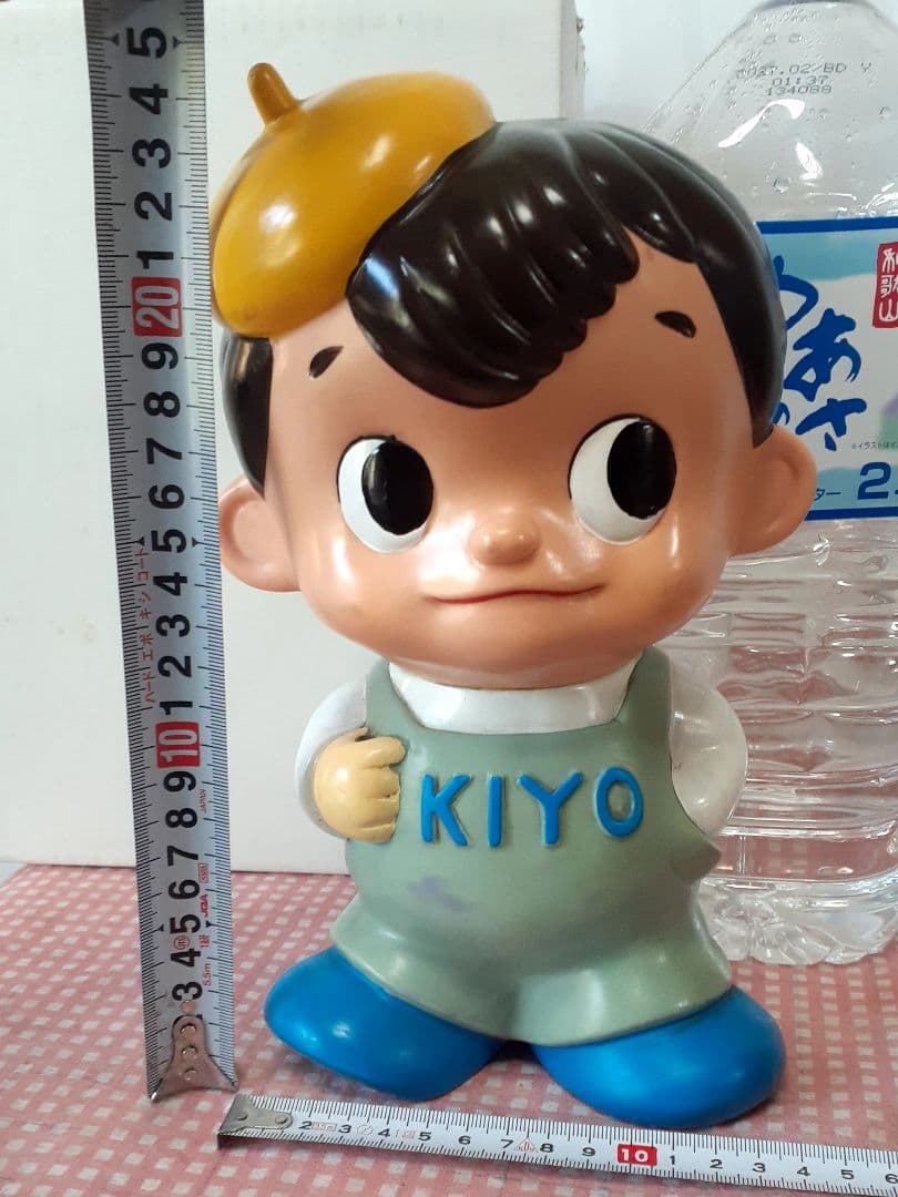 希少当時物【昭和レトロ】紀陽銀行　キヨー坊や　ソフビ貯金箱　フィギュア