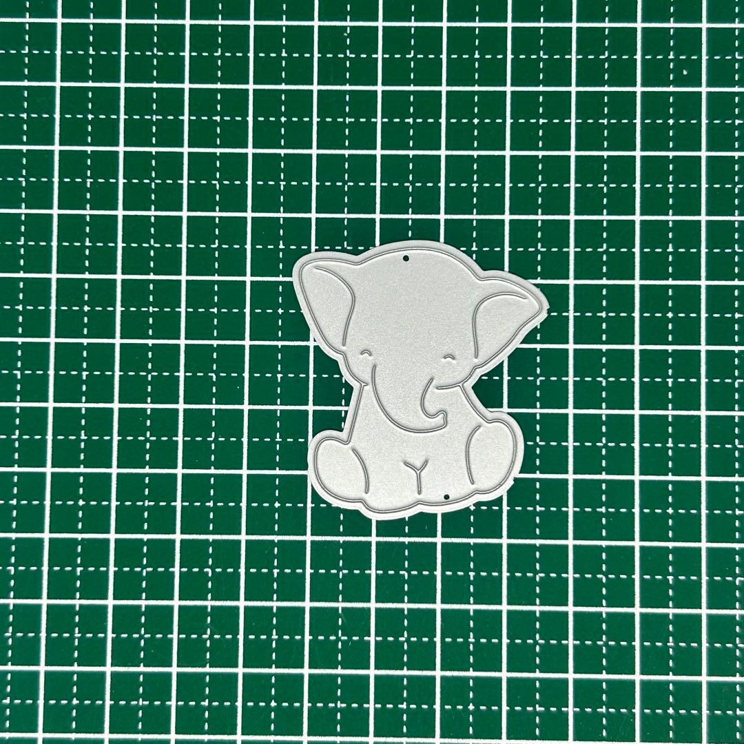 取置き【50】カッティングダイ 象　エレファント