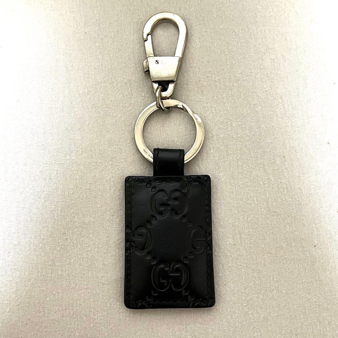 [箱付き] GUCCI グッチ キーリング グッチシマ シグネチャー GG