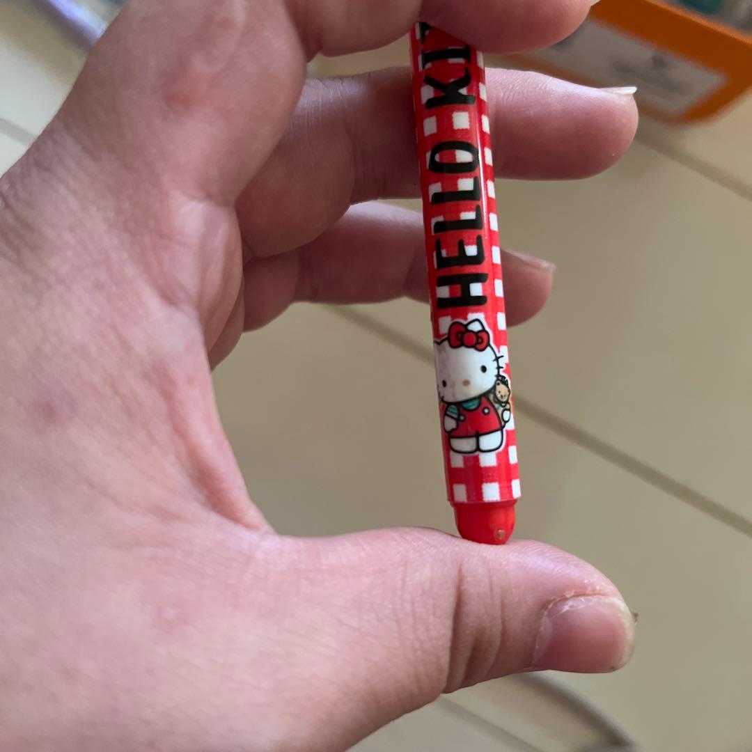 HELLO KITTY 赤 シャープペンシル 本体 1989年物