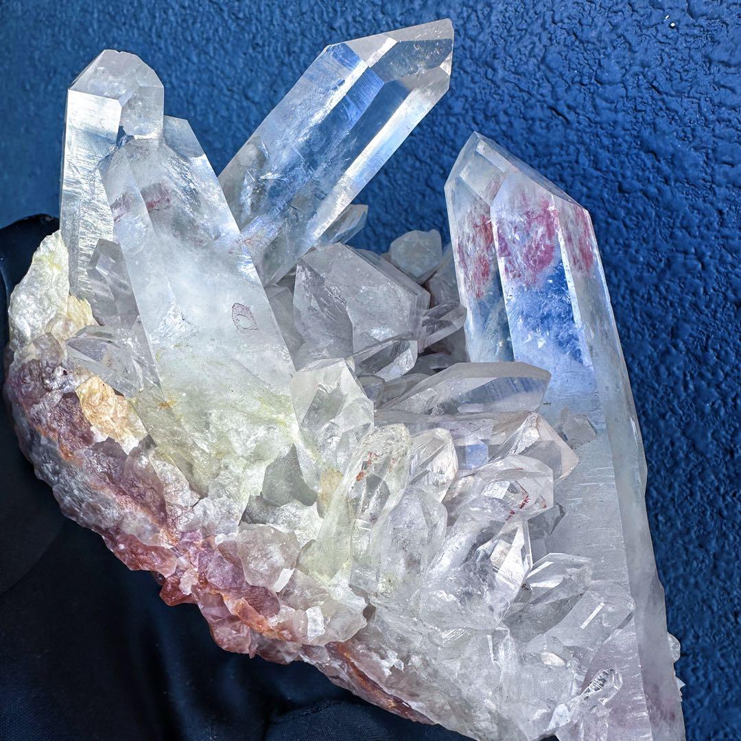 巨大❗希少高透明度❗️浄化❗️超強いパワー☆レインボー☆ヒマラヤクラスターA1407