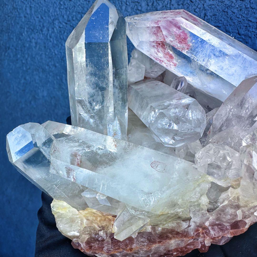 巨大❗希少高透明度❗️浄化❗️超強いパワー☆レインボー☆ヒマラヤクラスターA1407