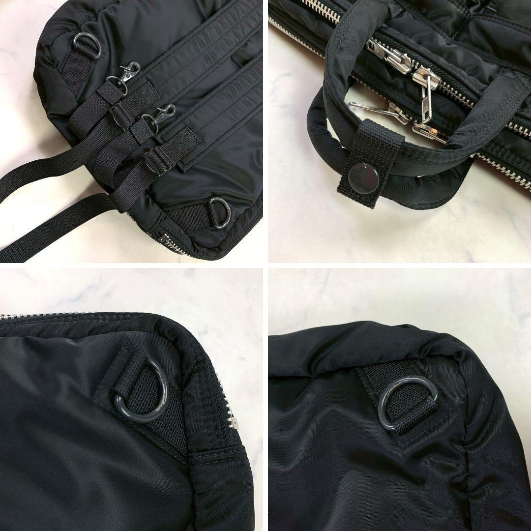 美品★ ポーター タンカー 3way ブリーフケース 2層タイプ ブラック