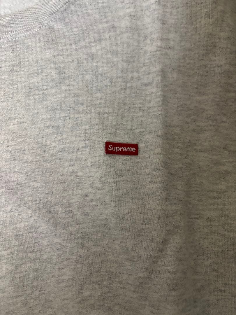 Supreme Small Box Crewneck アッシュグレー サイズL