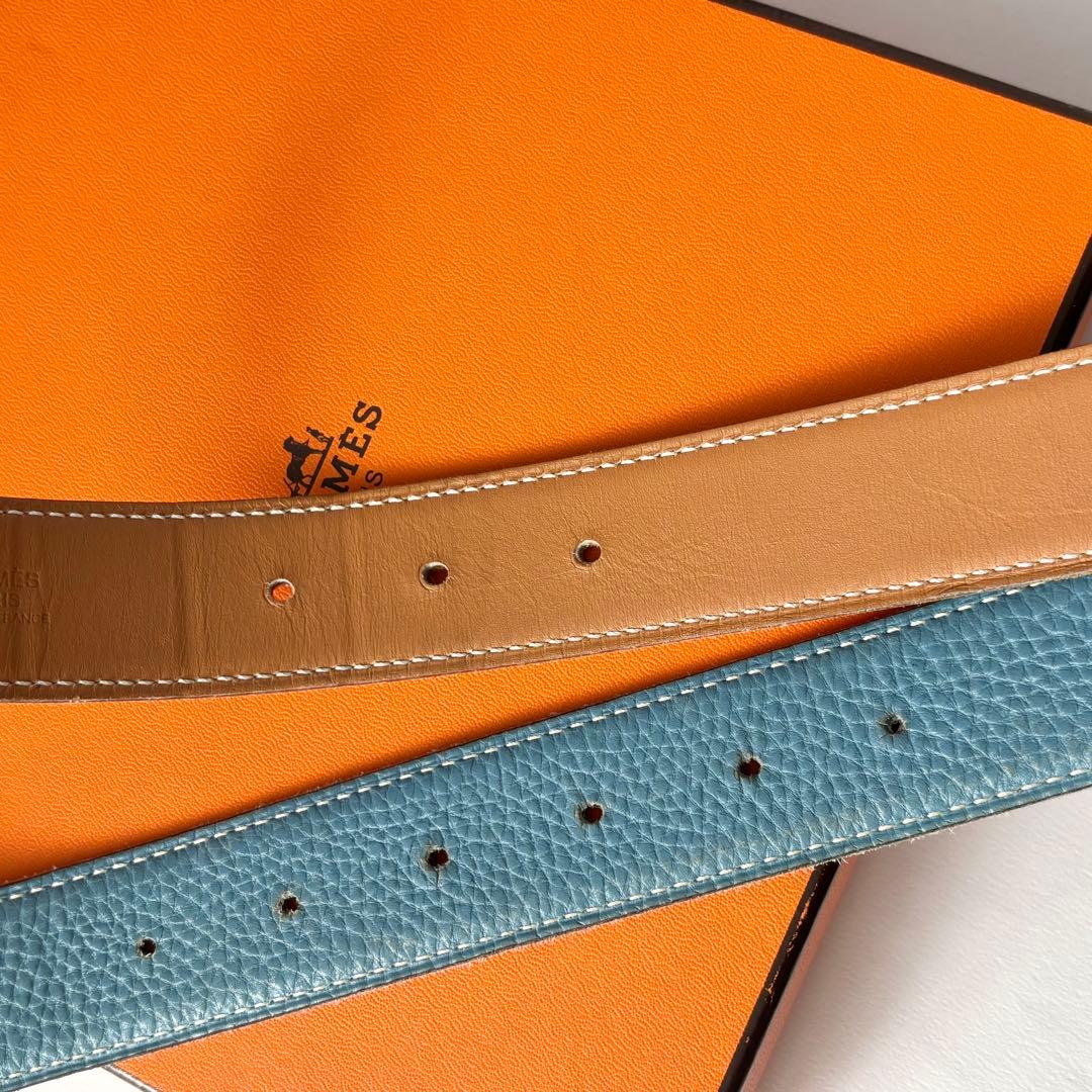 HERMES バックル トゥアレグ H リバーシブルベルト 2セット