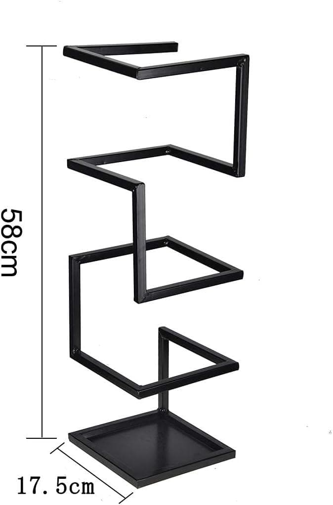 スリムデザイン傘立て，長傘と折りたたみ傘対応，玄関収納に最適，ブラック