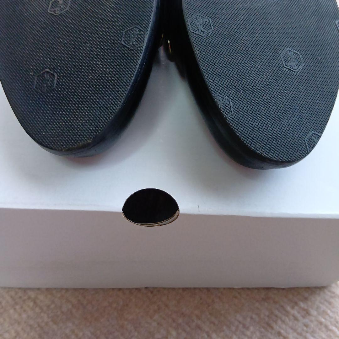 GUCCI ブラックレザー ローファー シルバーホースビット23.5cm