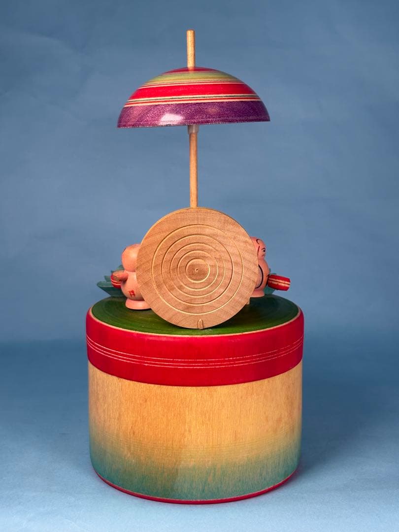 こけし　木地人形　広井道顕工人