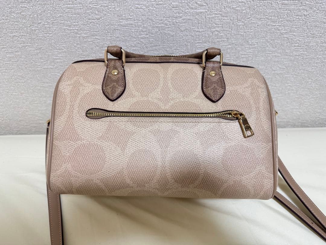 COACH ベージュ ショルダーバッグ