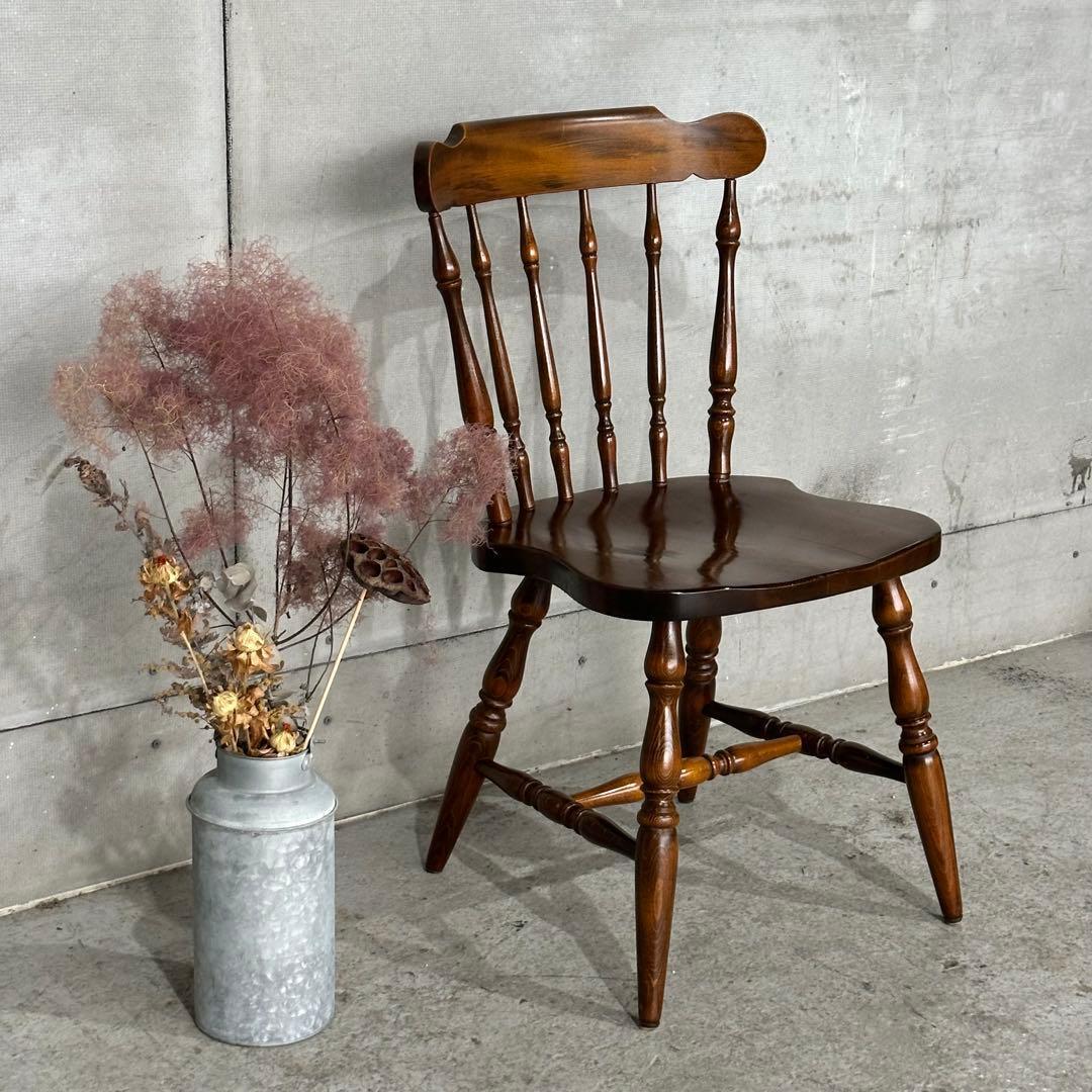 ✿昭和レトロ✿60s〜70s 飛騨産業 キツツキマーク ダイニングチェア