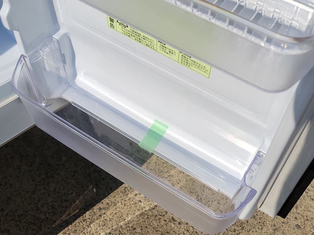 SHARP ガラス 2ドア 137L 冷蔵庫 SJ-GD14F-B 2020年製