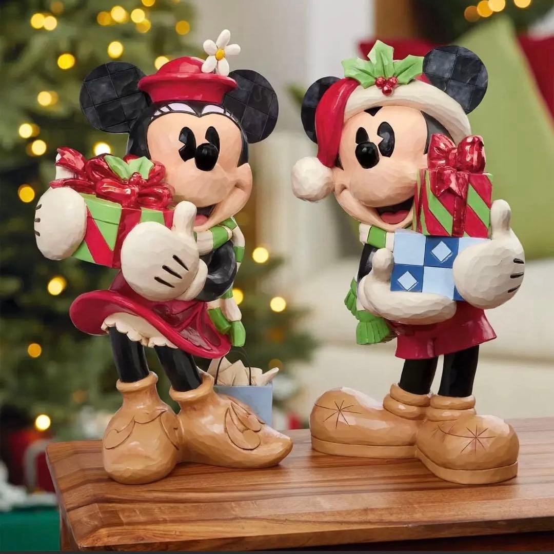 【コストコ　新作】ジム ショア ホリデークリスマス ミニー　フィギュア　ラスト①