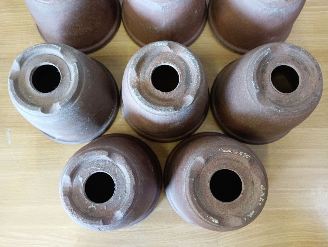 丹波立杭焼 伝市鉢 11点 まとめ売り 山野草鉢 植木鉢 盆栽 ガーデニング