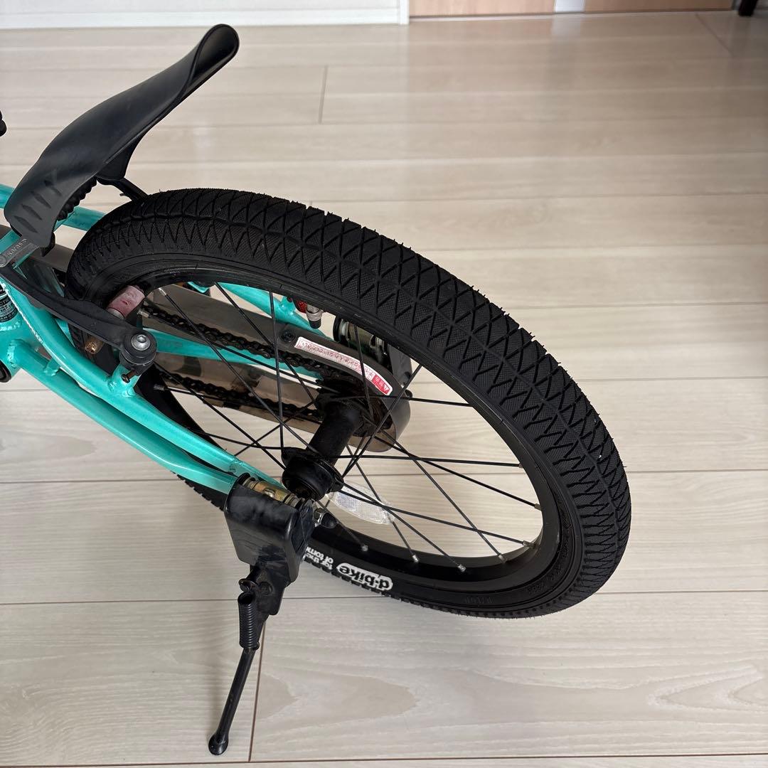 アイデス　d-bike 18インチ 水色（エメラルドグリーン）自転車