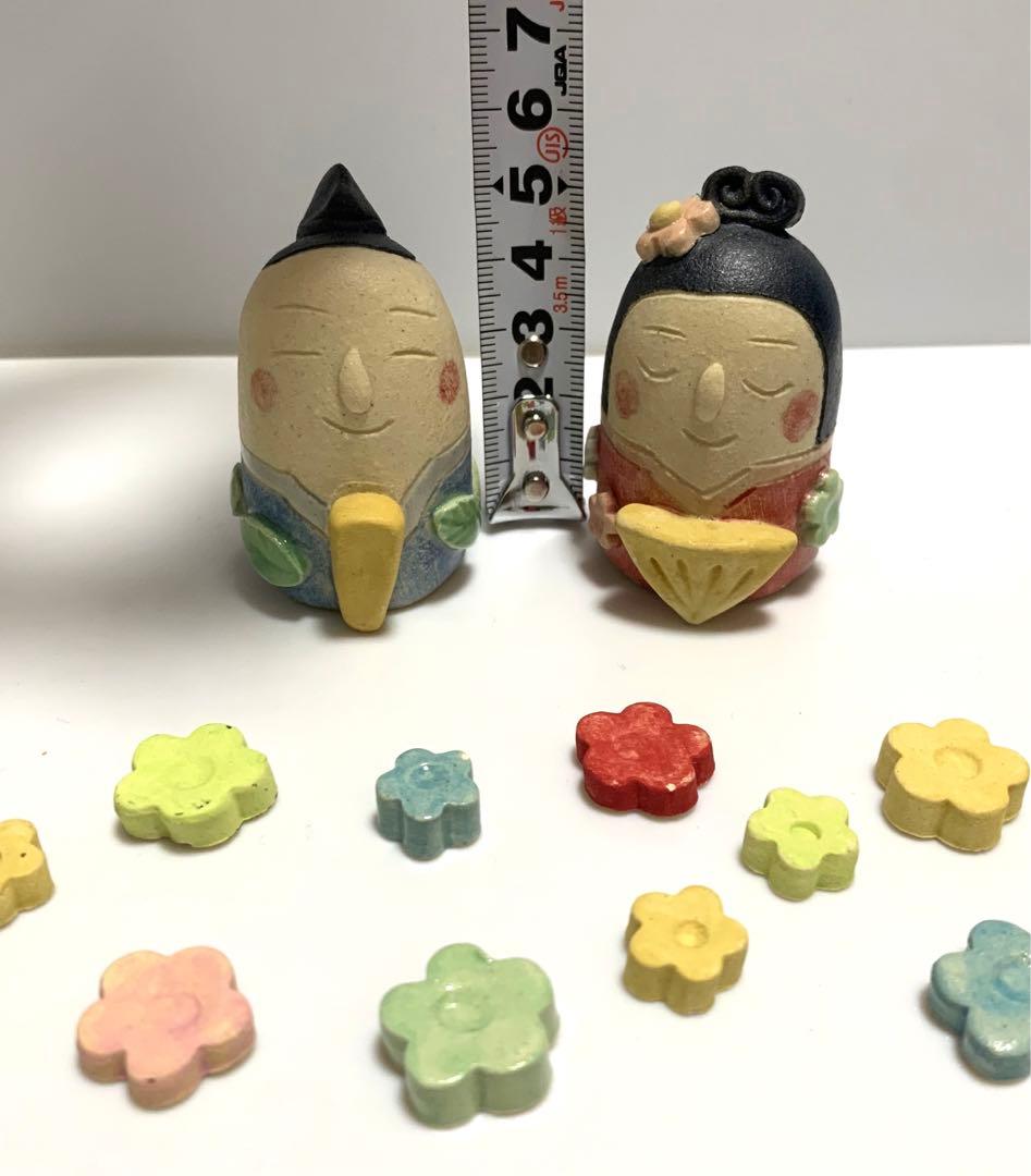 【美品】岡崎順子 お雛様　おはじき セット
