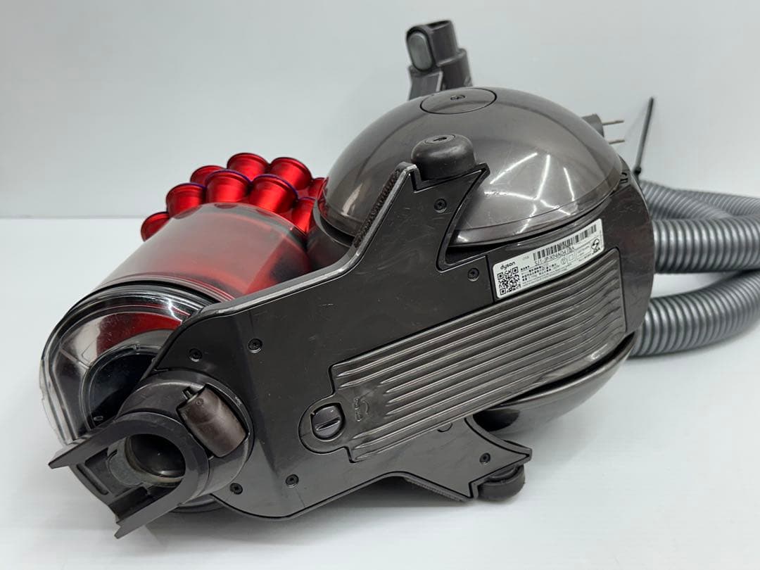 動作保証品　中古　赤　ダイソン　CY25 掃除機　本体　ホース　ダストケース付き