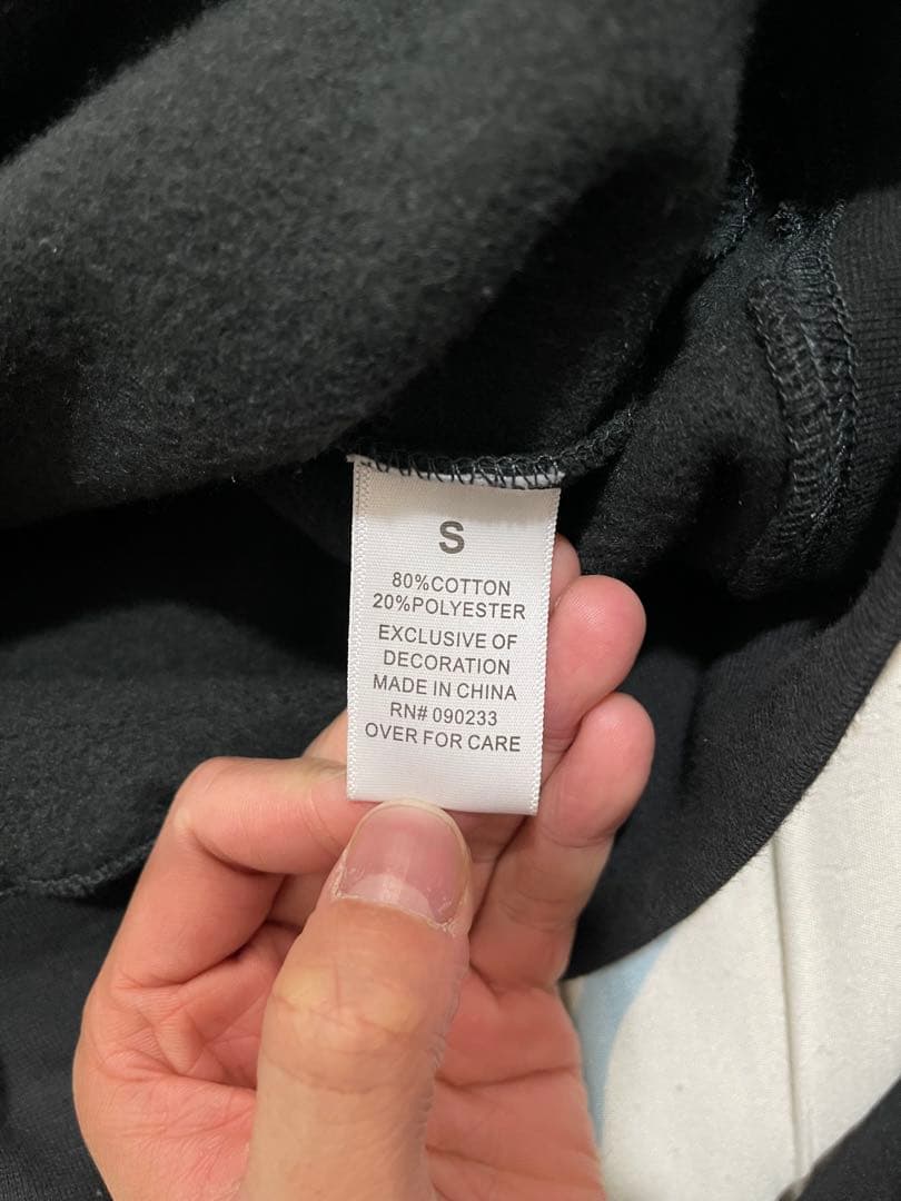 ESSENTIALS フーディーとパンツセット ブラック