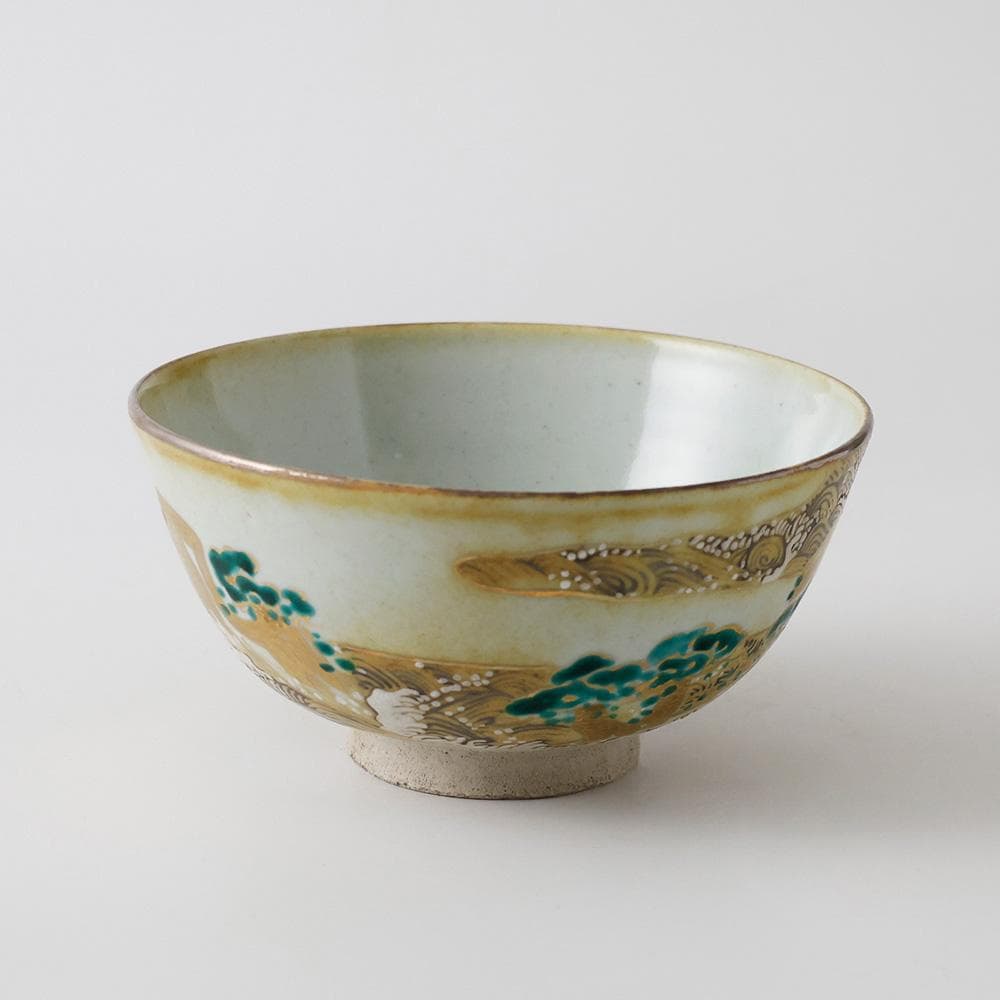 十二代永楽善五郎(永楽和全) 幕末明治期の京焼の大家 色絵金彩 松祷文 菓子鉢