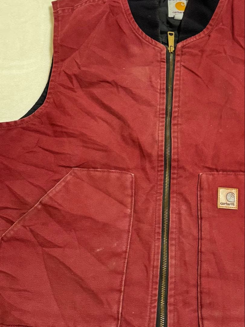 Carhartt 中綿 キルティング ワークベストXL