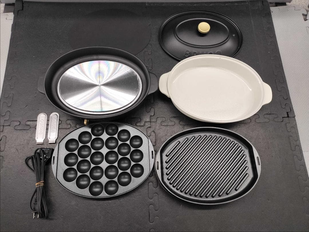 ブルーノ　オーバルホットプレート BOE53BRUNO ホットプレート