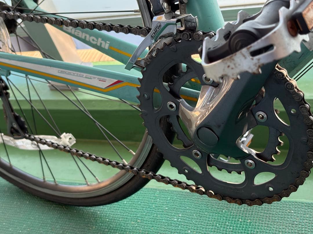 ビアンキ　ロードバイク　稼働中