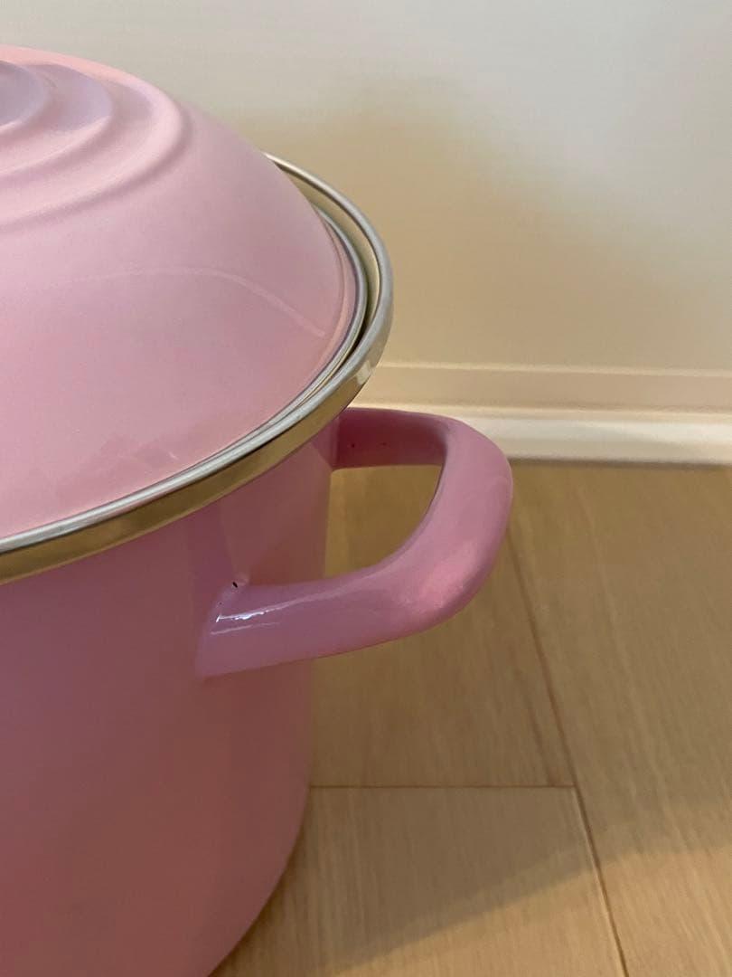 ル・クルーゼ　ピンク 両手鍋