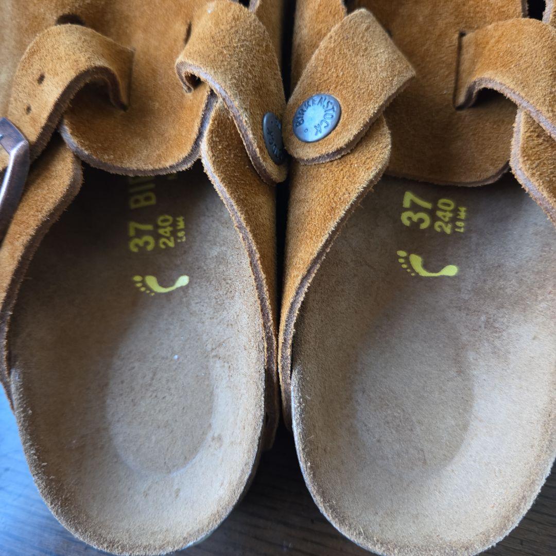 BIRKENSTOCK ブラウン サボ・クロッグサンダル 37