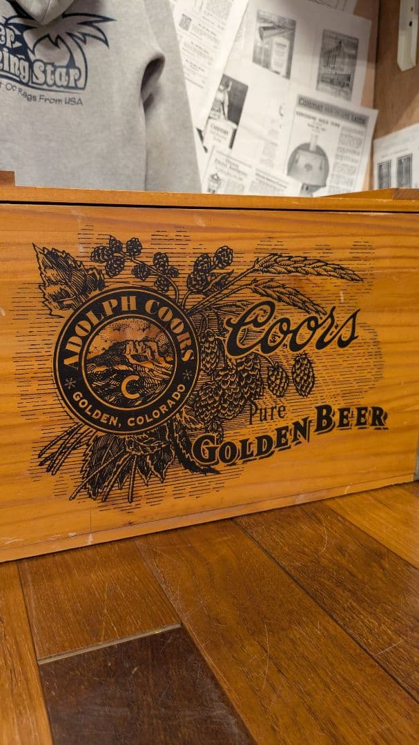 Coors ヴィンテージ木製ボックス