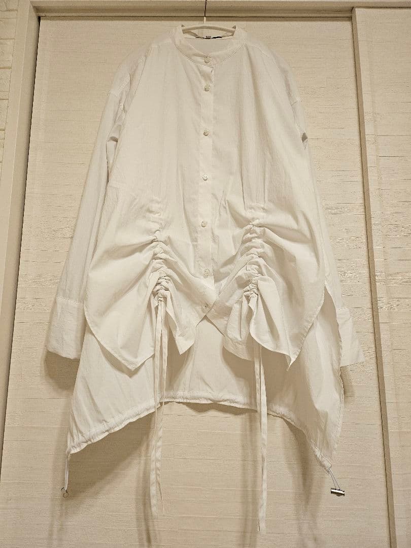 UN3D. HEM GATHER SH ホワイト