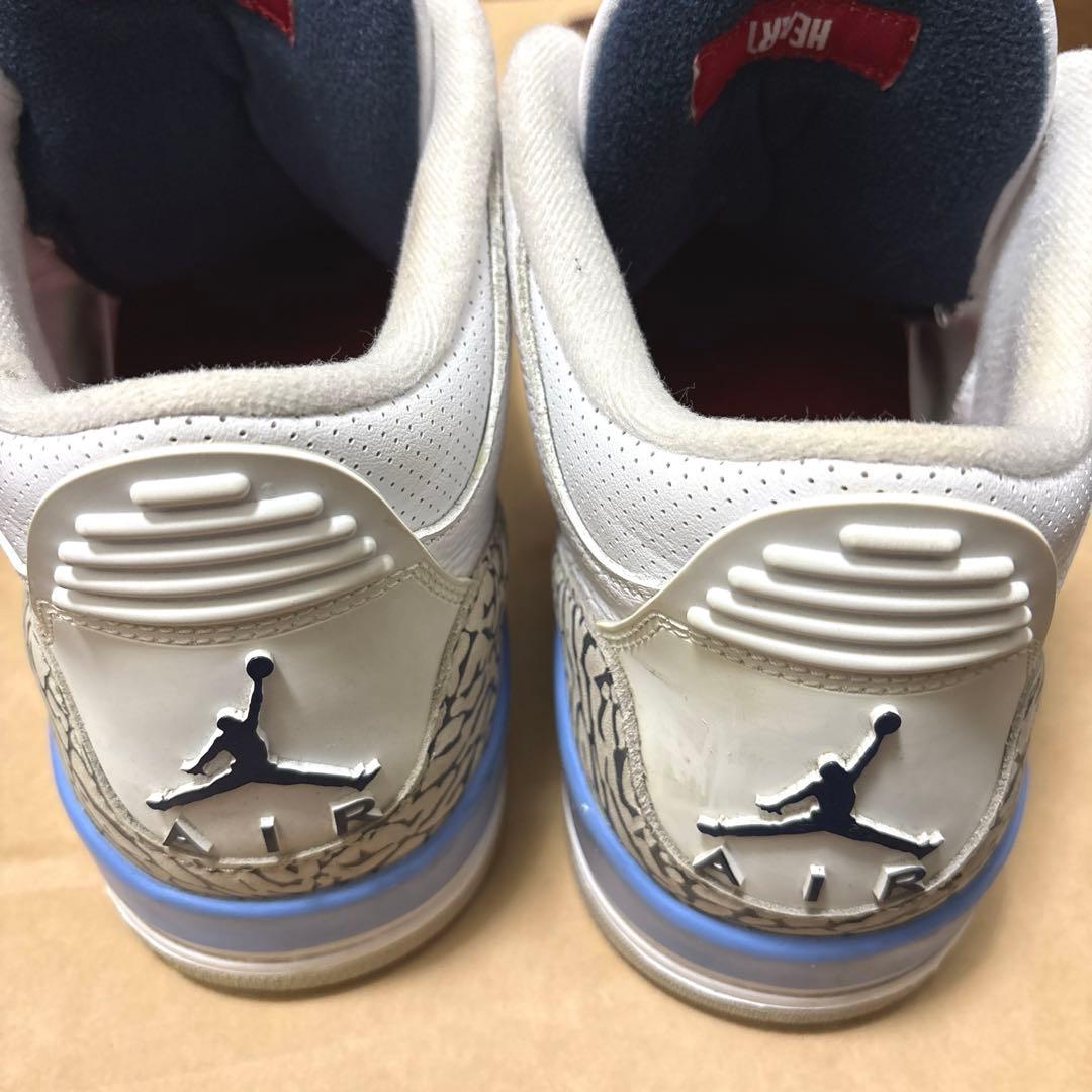 シューズ(男性用) Nike Air Jordan 3 Retro UNC 29.0