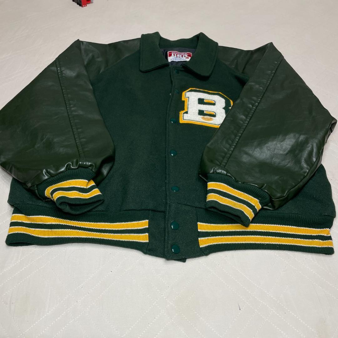 USA awards USA レザー アワードジャケット スタジャン XXL