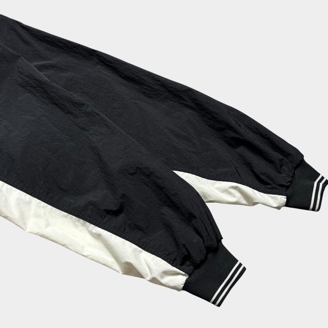 (美品)90s NIKE ナイキ 銀タグ ナイロンプルオーバー ジャケット 丸首