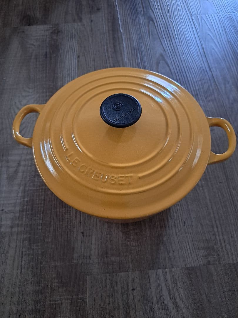 【未使用】ルクルーゼ　ココットロンド20cm