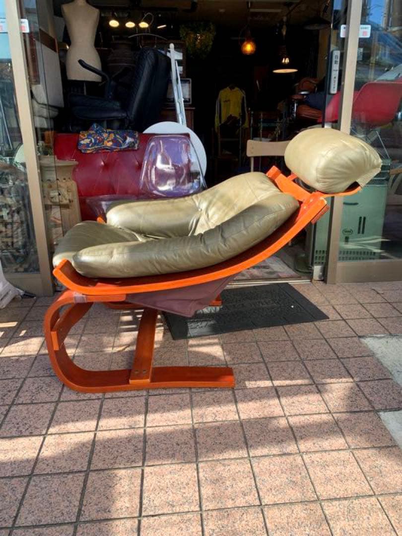 1970年代　ネロクラーケン　ヴィンテージアームチェア・オットマン