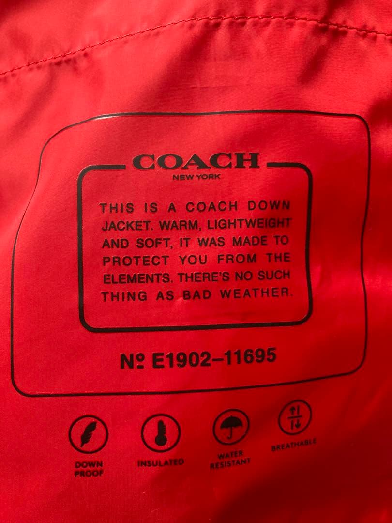 コーチ　ダウンジャケット