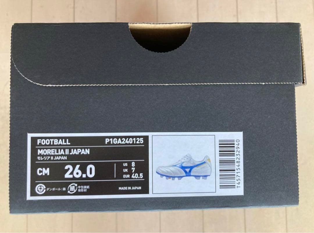 レア　新品　未使用　モレリア2ジャパン　サイズ26