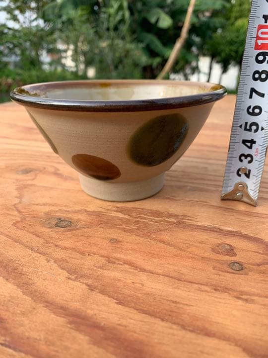 やちむん 4.5寸マカイ【緑】