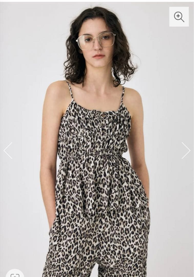 MOUSSY CRINKLED サテンキャミ