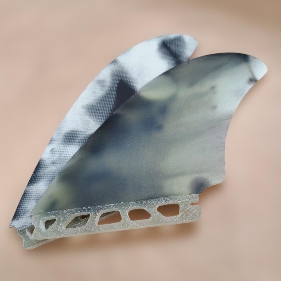 マチャドクワッド系　アートグラス仕様　クワッドフィン　フューチャーフィン対応