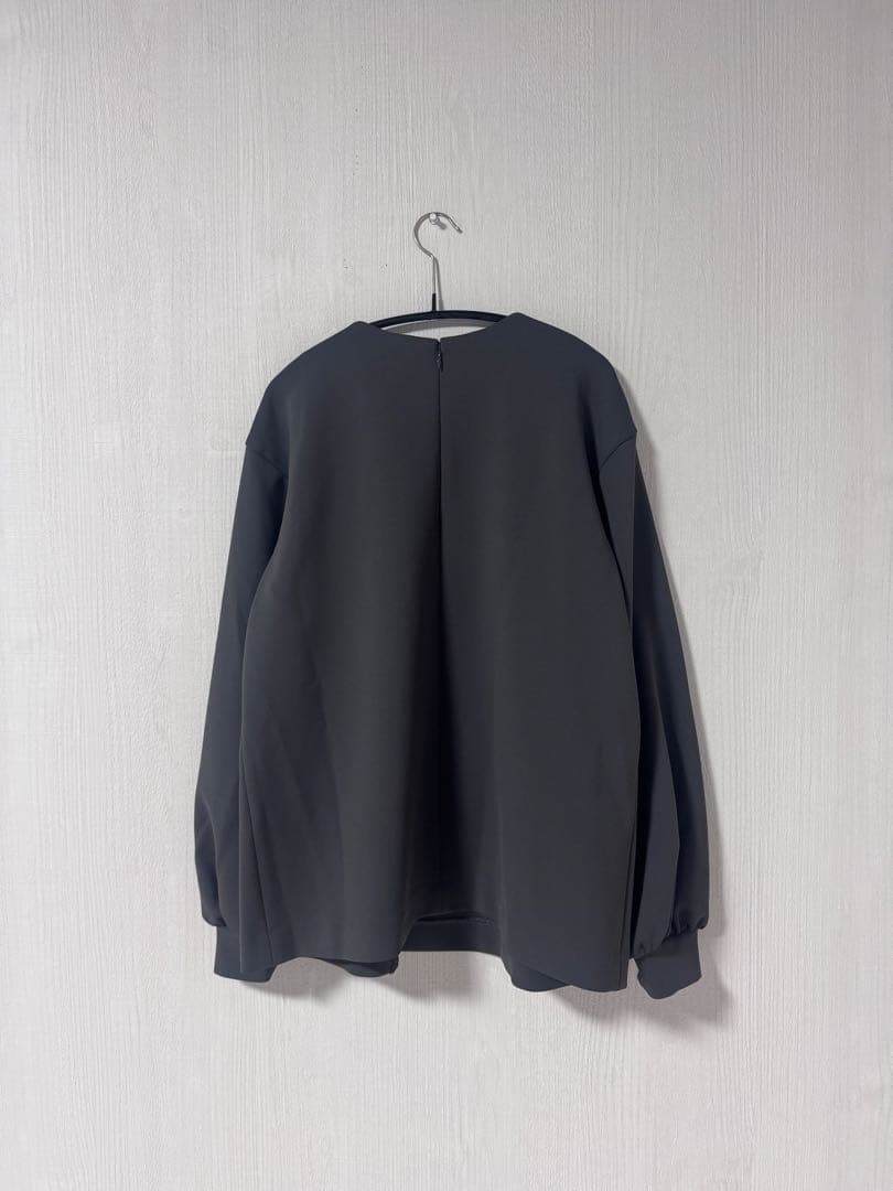 UNITED ARROWS SPONGY サイドパールモチーフ ブラウス