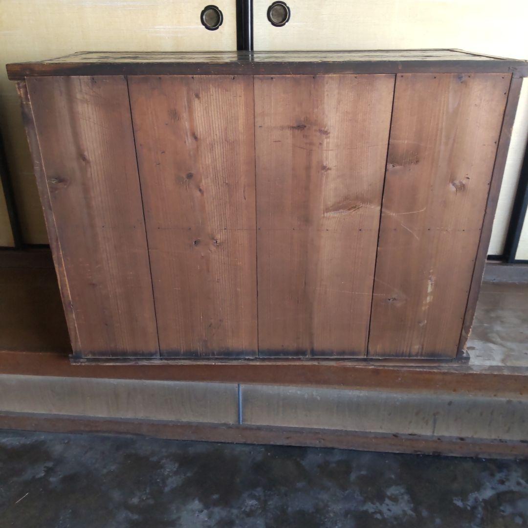 昭和レトロ　戸棚　縦45cm横106cm高さ75cm