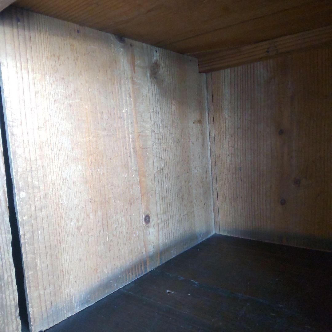 昭和レトロ　戸棚　縦45cm横106cm高さ75cm