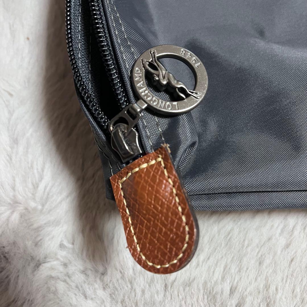 ロンシャン　プリアージュ　XLトラベルバック　ダークグレー