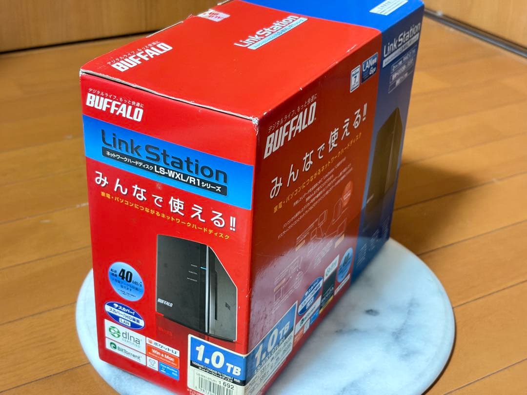 ★新品未使用★BUFFALO LS-WX1.0TL/R1 NAS