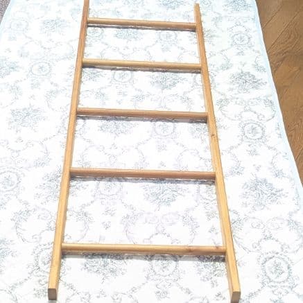 木製　ラダーラック 5段 はしご　天然木　装飾用　ハンガーラック　ガーデニング