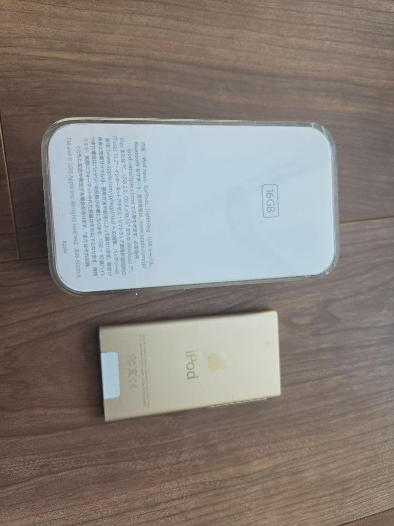iPod nano 第7世代 16GB ゴールド（A1446）箱あり