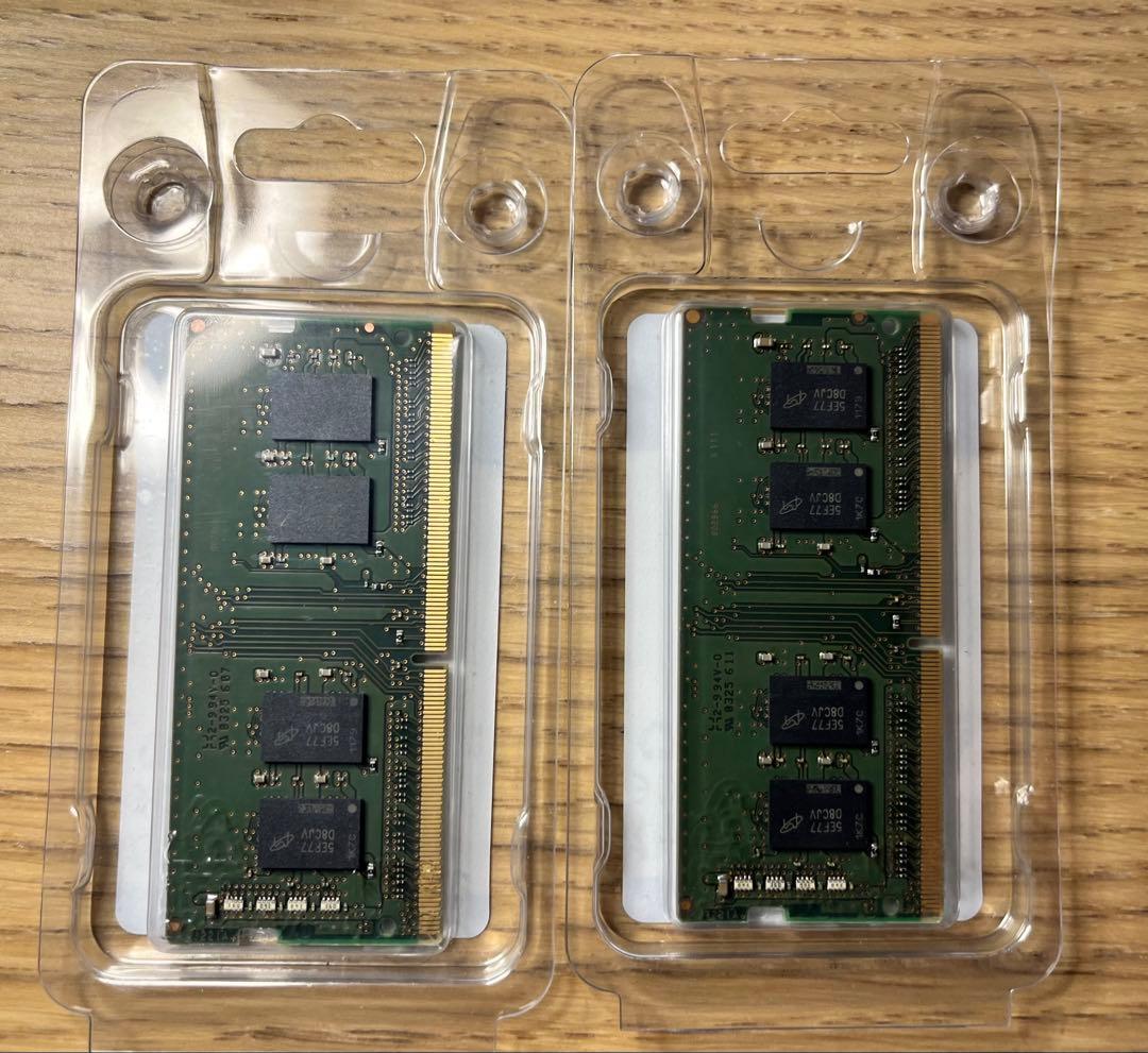crucial DDR4-3200 SODIMM 16GB 2枚セット