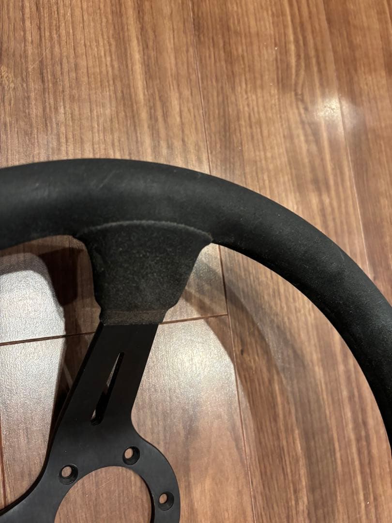 正規品Sabelt スエード ステアリング 本体Φ340 ディープ95mm